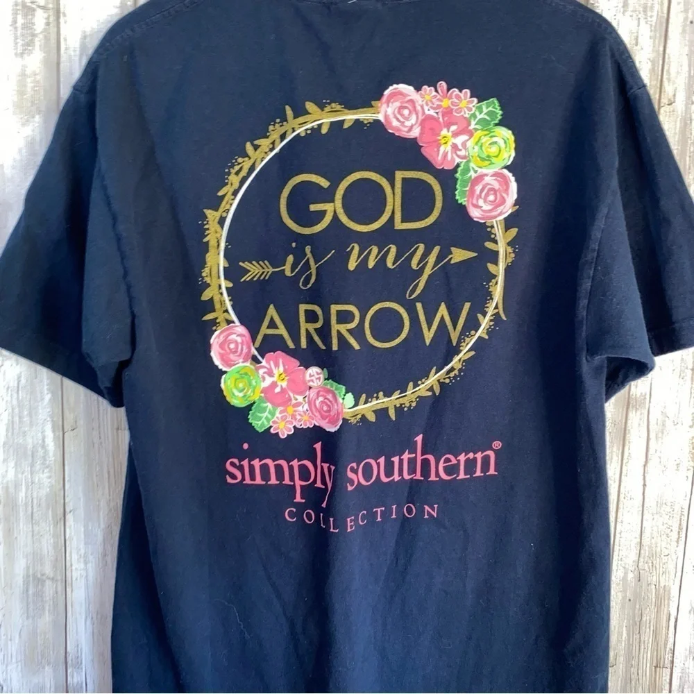 Simply Southern Navy Tee - Picture 6 of 6
